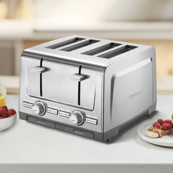 4-Slice XL-Slot Stainless Steel Toaster