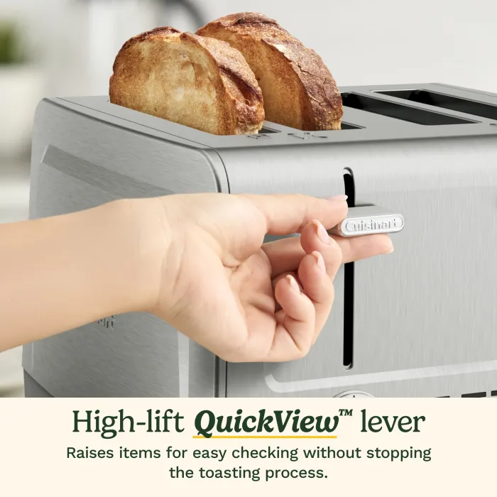 4-Slice XL-Slot Stainless Steel Toaster