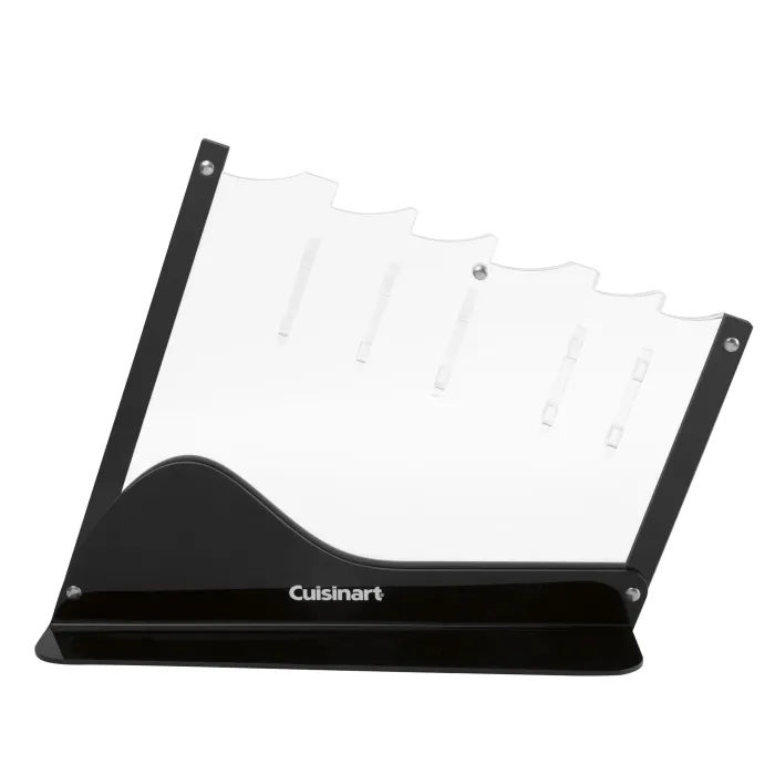 7pc Ceramic Coated Cutlery Set in Acrylic Block