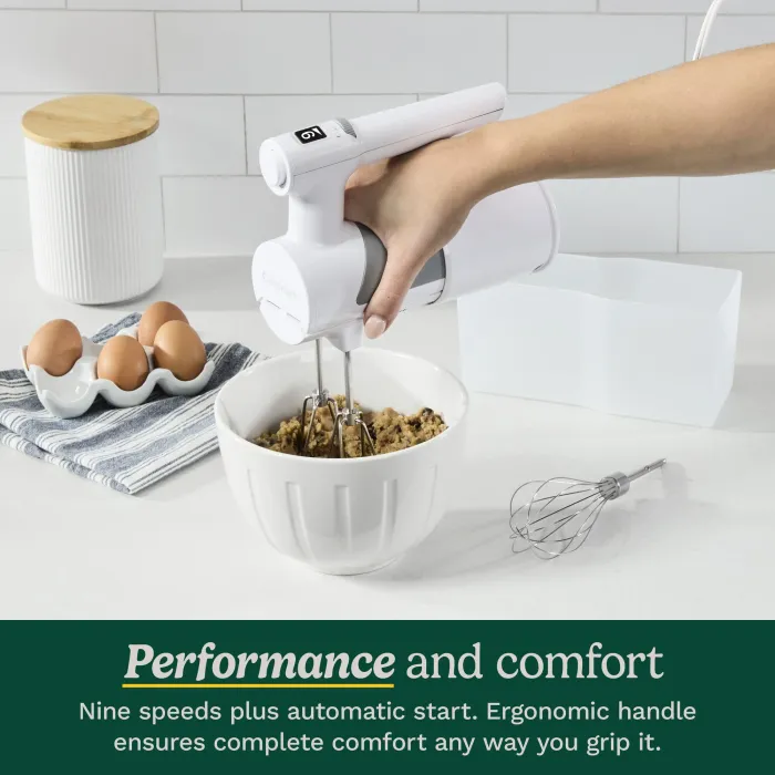9 Speed Hand Mixer with Storage Case