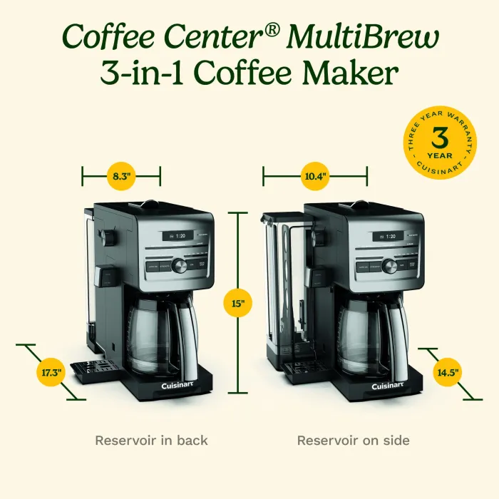 Coffee Center® MultiBrew 3-in-1 Coffee Maker