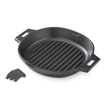 12" (30cm) Cast Iron Grill Pan Skillet