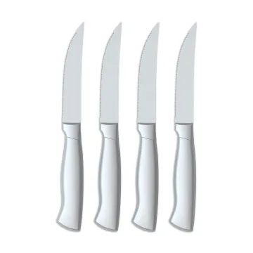 4pc Stainless Steel Hollow Handle Steak Knife Set