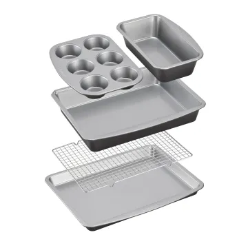 5-Piece Stackable Ceramic Nonstick Bakeware