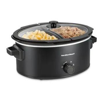 6 Quart Double-Dish Slow Cooker