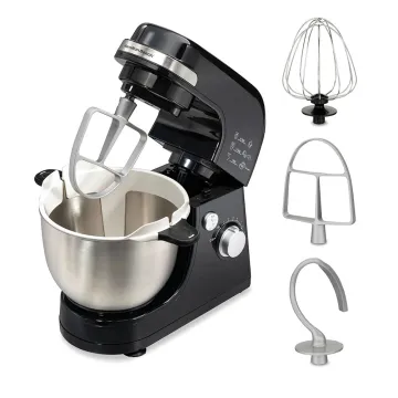 7 Speed Stack & Scrape™ Stand Mixer, Black