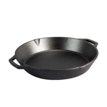 Cast Iron Dual-Handle Pan - 13.25"