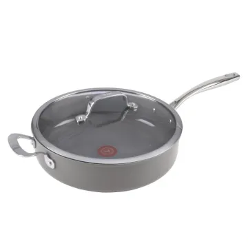 Ceramic Excellence Nonstick Jumbo Cooker 5.5 Quarts, Cookware, Pots and Pans, Grey