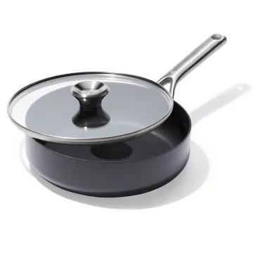Ceramic Professional Non-Stick 3-Quart Sauté Pan with Lid