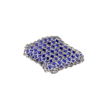 Chainmail Scrubbing Pad - Blue