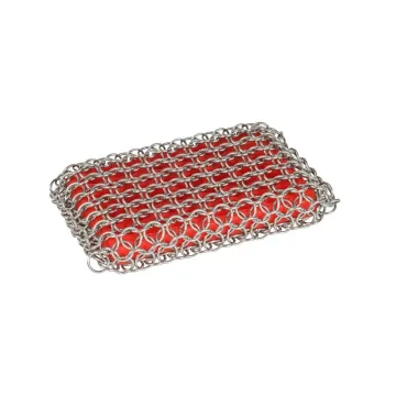 Chainmail Scrubbing Pad - Red