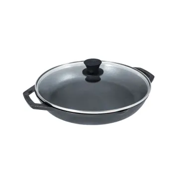 Chef Collection 12 Inch Cast Iron Everyday Pan 