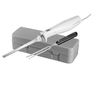Electric Knife Set with Fork and Case