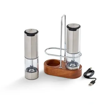 Electric Salt & Pepper Grinder Set