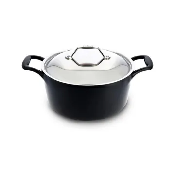 Enameled Cast Iron, Dutch Oven with Lid, 6 quart
