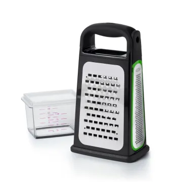 Etched Box Grater With Removable Zester