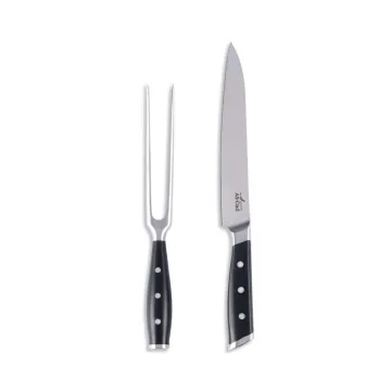 Forged Knives Carving Set; 8 inch Knife & 6 inch Fork