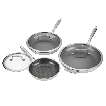 FusionElite+™ Hybrid Tri-Ply Stainless Steel 6-Pc Skillet Set