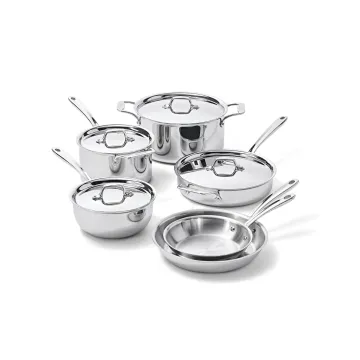 G5® Graphite Core Stainless Steel 5-ply Bonded Cookware, 10 Piece Set