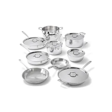 G5® Graphite Core Stainless Steel 5-ply Bonded Cookware, 15 Piece Set