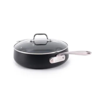 HA1 Expert Cookware, Nonstick Sauté Pan with Lid, 4 quart