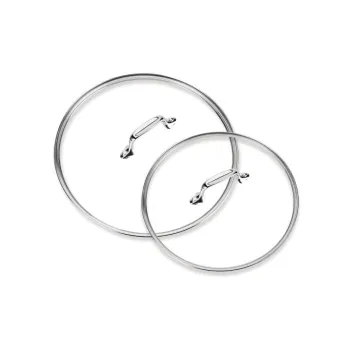 HA1 Hard Anodized Nonstick Cookware, 2 piece Glass Lids, 10 & 12 inch
