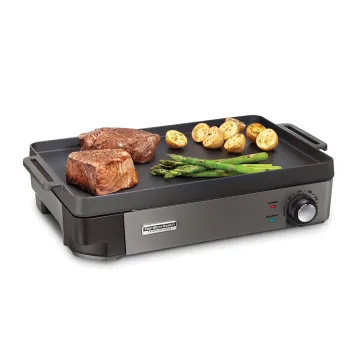 Hamilton Beach® Professional Cast Iron Electric Grill with Removable Cooktop