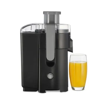 HealthSmart® Compact Juice Extractor, Black & Gray