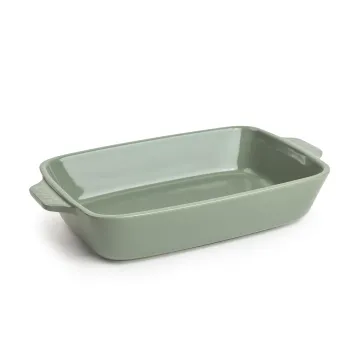 Medium Stoneware Casserole Dish, 11 x 7.5 Inch - Desert Sage