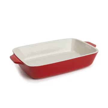 Medium Stoneware Casserole Dish, 11 x 7.5 Inch - Oyster