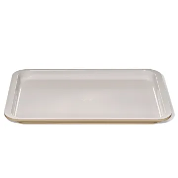 Non-Stick Pro Ceramic Coated Metal Bakeware Half Sheet Pan - Biscuit