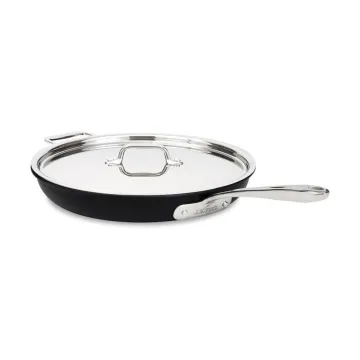 NS Pro Nonstick Cookware, Fry Pan, 12 inch with Lid