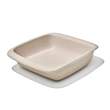 OXO Good Grips 2 Qt Square Stoneware Baking Dish – Biscuit