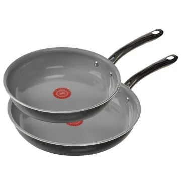 Preserve Ceramic Non-Stick Cookware, 2 Piece Set, Truffle Black