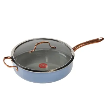 Preserve Ceramic Non-Stick Cookware, 5.5 Quart Jumbo Cooker, Ocean Blue