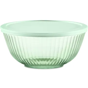 Pyrex® Colors Sculpted Tinted 2.3-quart Mixing Bowl with Lid, Green