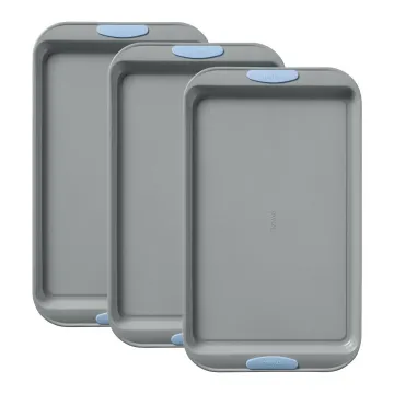 Pyrex® Metal Bakeware 3-Piece Large Cookie Sheet Set in Cerulean