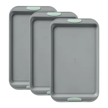 Pyrex® Metal Bakeware 3-Piece Large Cookie Sheet Set in Sage