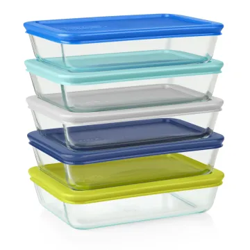 Pyrex® Simply Store® 10-piece Meal Prep Rectangular Glass Storage Set