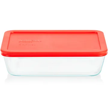 Pyrex® Simply Store® 6-Cup Rectangle Glass Storage with Plastic Lid