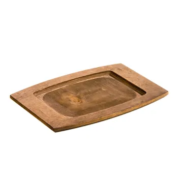 Rectangular Wood Underliner
