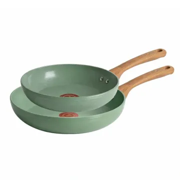 Revive Ceramic Nonstick, 2 Piece Frypan Set, 8 Inch and 10.5 Inch, Green