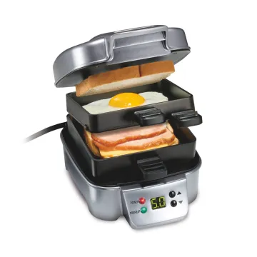 Sandwich Stacker™ Hot Sandwich Maker, Silver