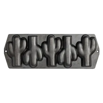Seasoned Cast Iron Cactus Pan