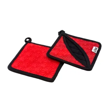 Silicone and Fabric Potholder