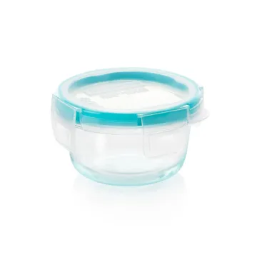 Snapware® Total Solution® Pyrex® Glass 1-cup Round Food Storage with Plastic Lid