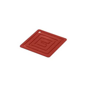 Square Silicone Pot Holder - Red