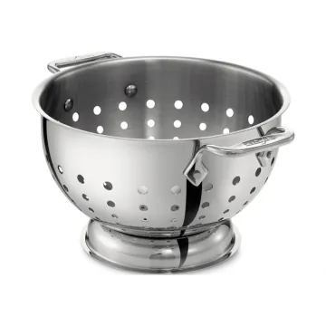 Stainless Steel Colander; 5 quart