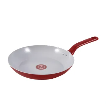 T-fal (RED) Ceramic 10.5 Inch Frypan, Red