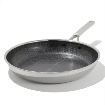 Trident Hybrid Non-Stick Stainless Steel 12 in Fry Pan 